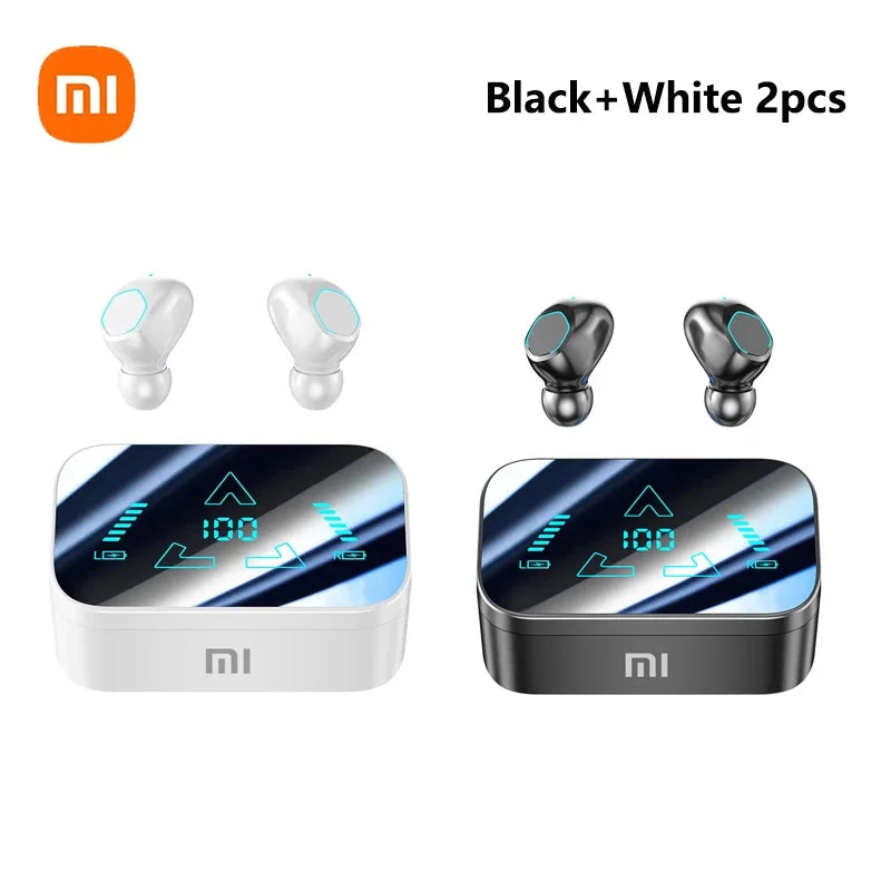 PCXiaomi M48 Wireless Headset Bluetooth 5.3 Noise Cancelling Earbud LED Dig