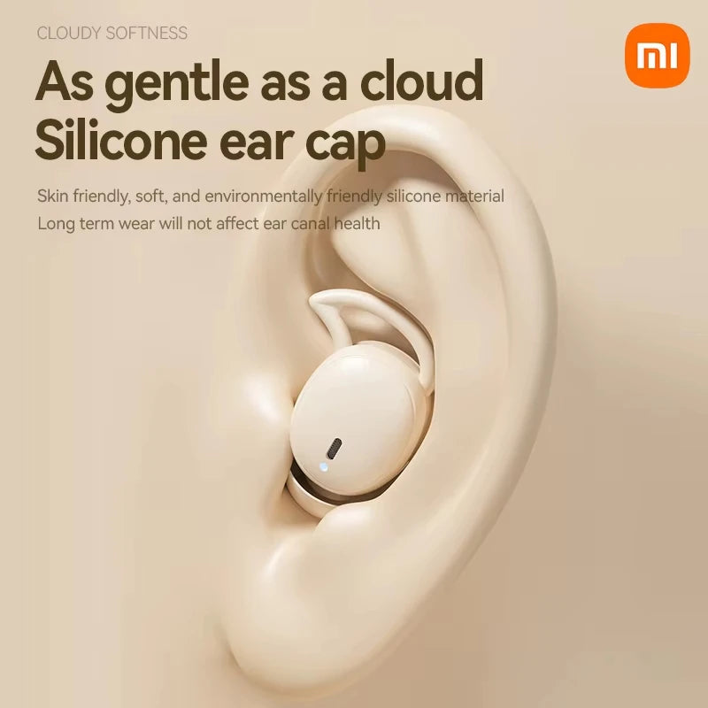 PCXiaomi M72 Invisible Wireless Sleep Earbuds TWS Bluetooth5.4 Comtable Noi