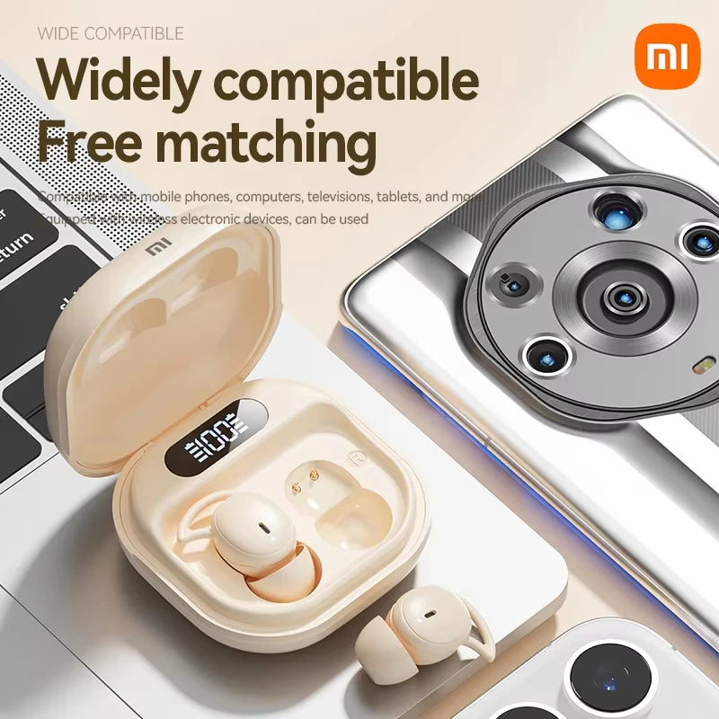 PCXiaomi M72 Invisible Wireless Sleep Earbuds TWS Bluetooth5.4 Comtable Noi