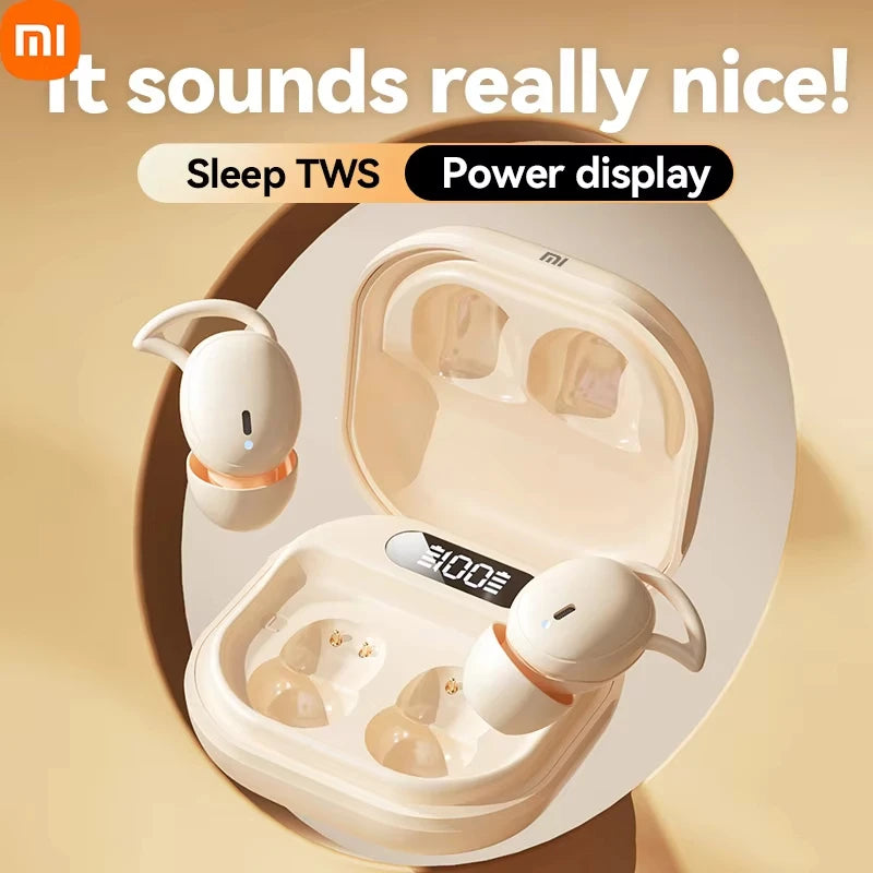 PCXiaomi M72 Invisible Wireless Sleep Earbuds TWS Bluetooth5.4 Comtable Noi