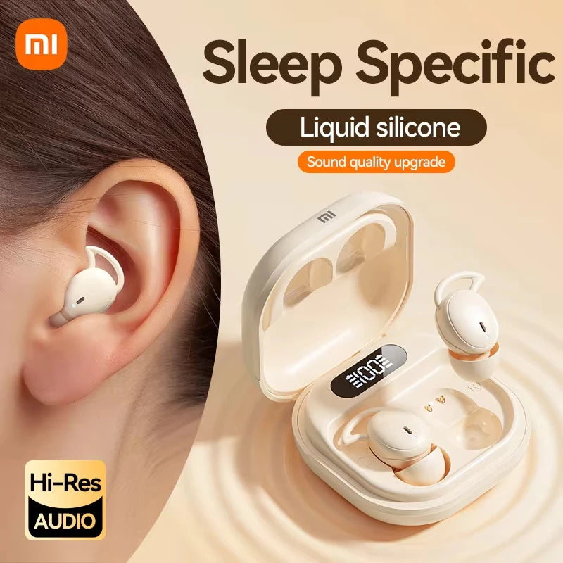 PCXiaomi M72 Invisible Wireless Sleep Earbuds TWS Bluetooth5.4 Comtable Noi