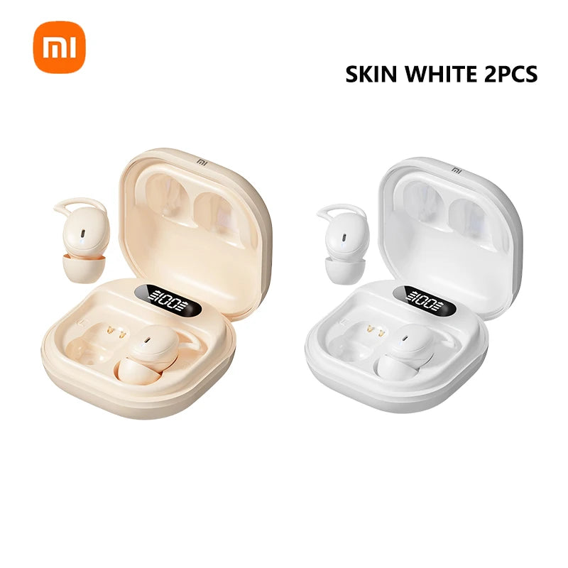 PCXiaomi M72 Sleep Invisible Earbuds Bluetooth 5.4 Mini Wireless Headphones