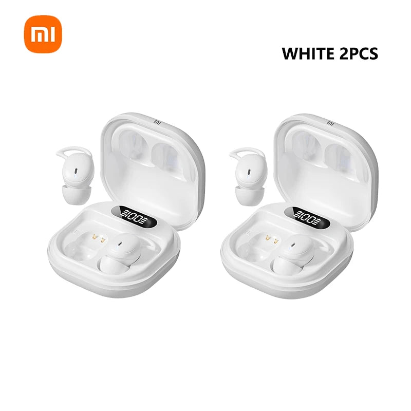 PCXiaomi M72 Sleep Invisible Earbuds Bluetooth 5.4 Mini Wireless Headphones