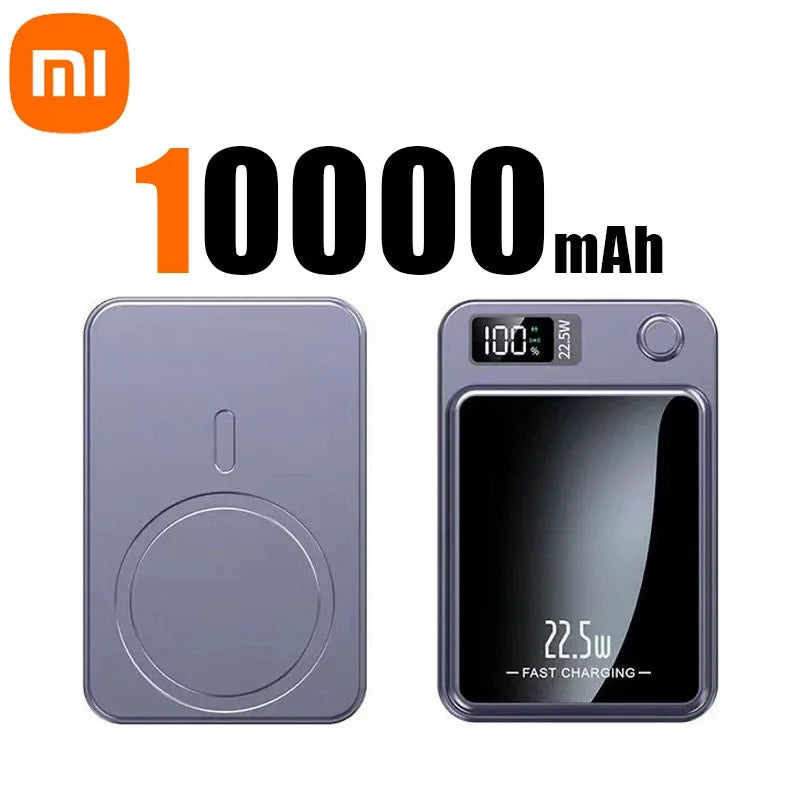 PC Xiaomi Mijia Magnetic Wireless 50000mah Power Bank Fast Charger For Magsafe Portable Auxiliary Battery Pack For Iphone Huawei