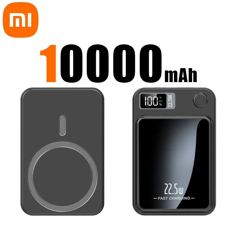 PC Xiaomi Mijia Magnetic Wireless 50000mah Power Bank Fast Charger For Magsafe Portable Auxiliary Battery Pack For Iphone Huawei