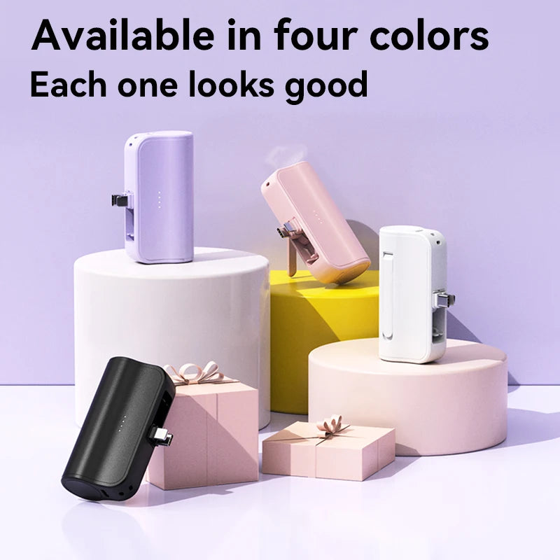 PC Xiaomi Mini 50000mAh Capsule 2-in-1 Large Capacity Digital Display Portable Fast Charging External Battery  Iphone Samsung