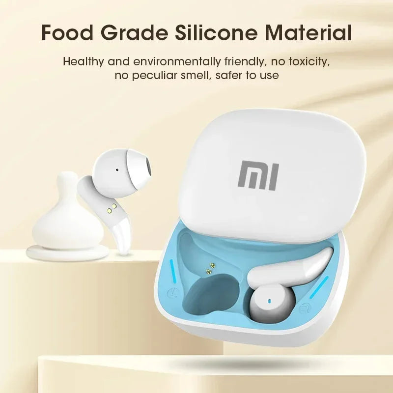 PCXiaomi Mini Invisible Wireless Sleeping Earbuds Bluetooth 5.3 Earphones H