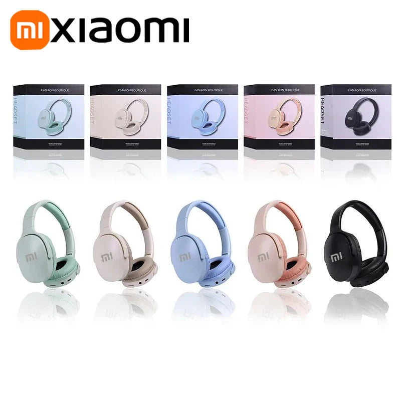 PCXiaomi New Fashion Wireless Bluetooth Headphones Over Ear 9D HIFI Stereo