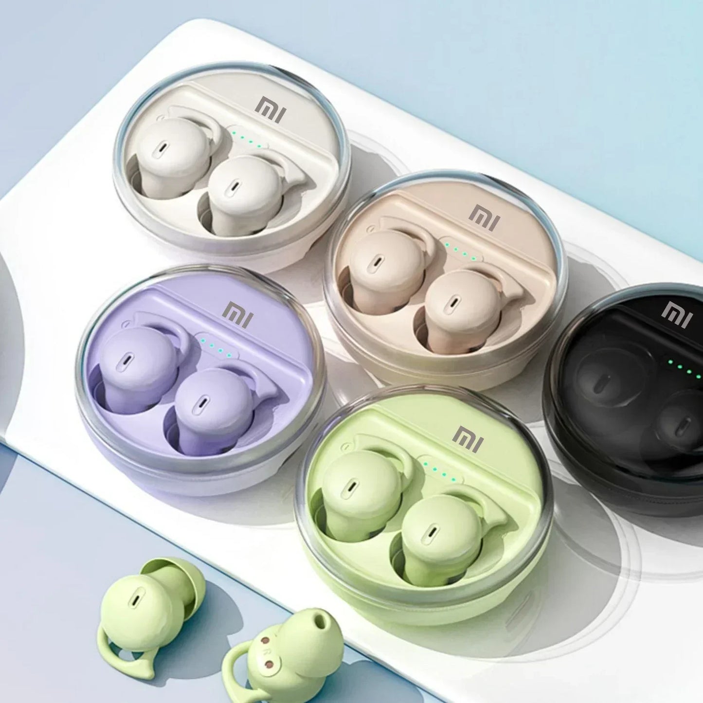 PCXiaomi Q26 Sleep Earphones Bluetooth 5.3 Mini Invisible Earbuds Noise Can