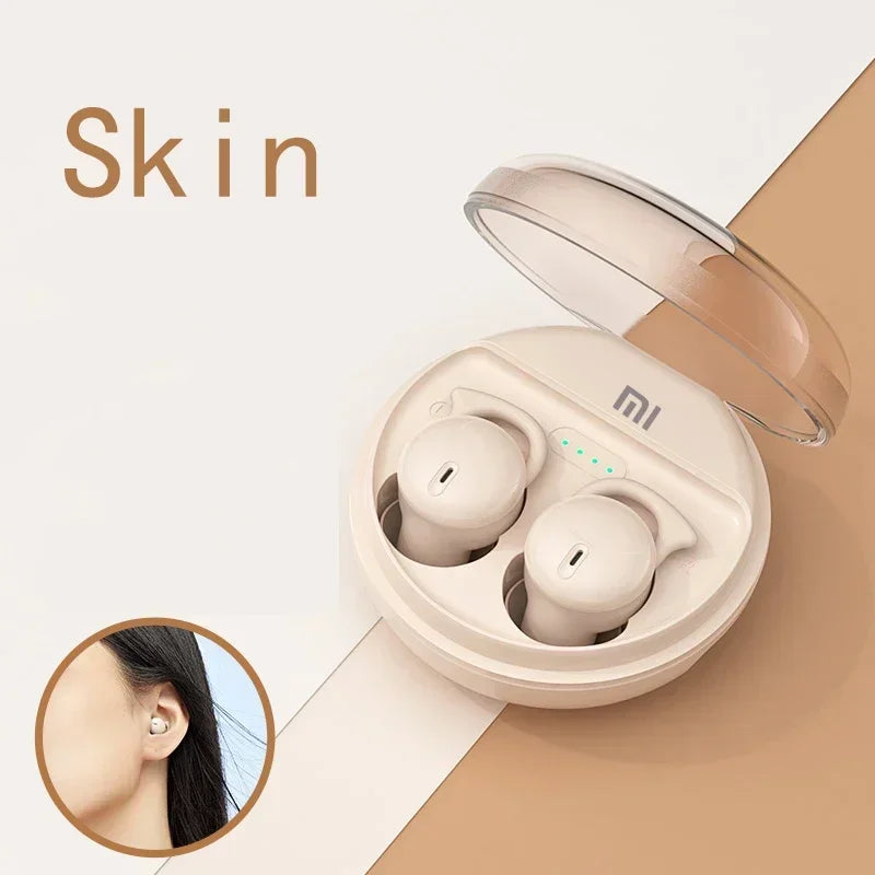 Écouteurs de sommeil PCXiaomi Q26 Bluetooth 5.3 Mini écouteurs invisibles antibruit