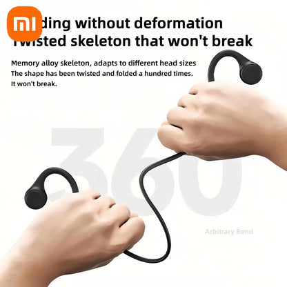 PCXiaomi S3 Wireless Bone Conduction Earphone Rotating Bluetooth Headset Wa