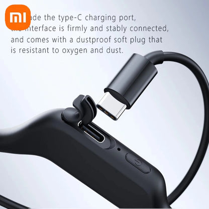 PCXiaomi S3 Wireless Bone Conduction Earphone Rotating Bluetooth Headset Wa