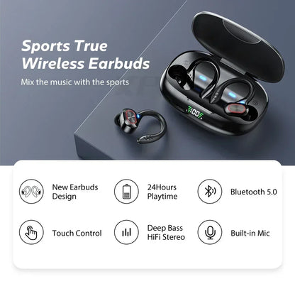 PCXiaomi S730 Wireless Bluetooth Earphones Ear Hook Bluetooth Earbuds TWS G