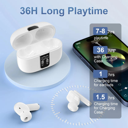 PCXiaomi SP99 Wireless Bluetooth Headset With Digital Display 36H Long Batt