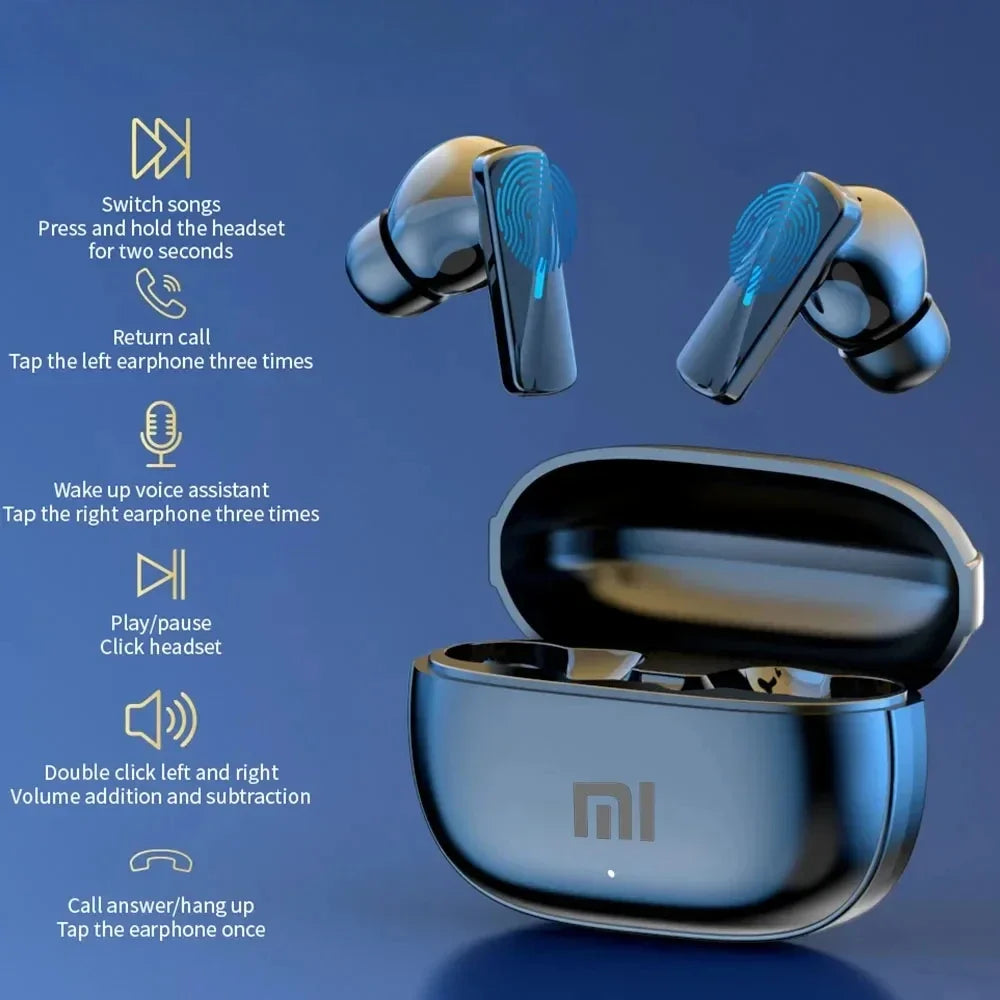 Casque sans fil Bluetooth PCXiaomi TWS avec contrôle tactile et micro Écouteurs sans fil