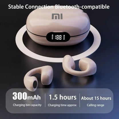 PCXiaomi Wireless Ear Clip Bluetooth Headset Bone Conduction Headphones Dig