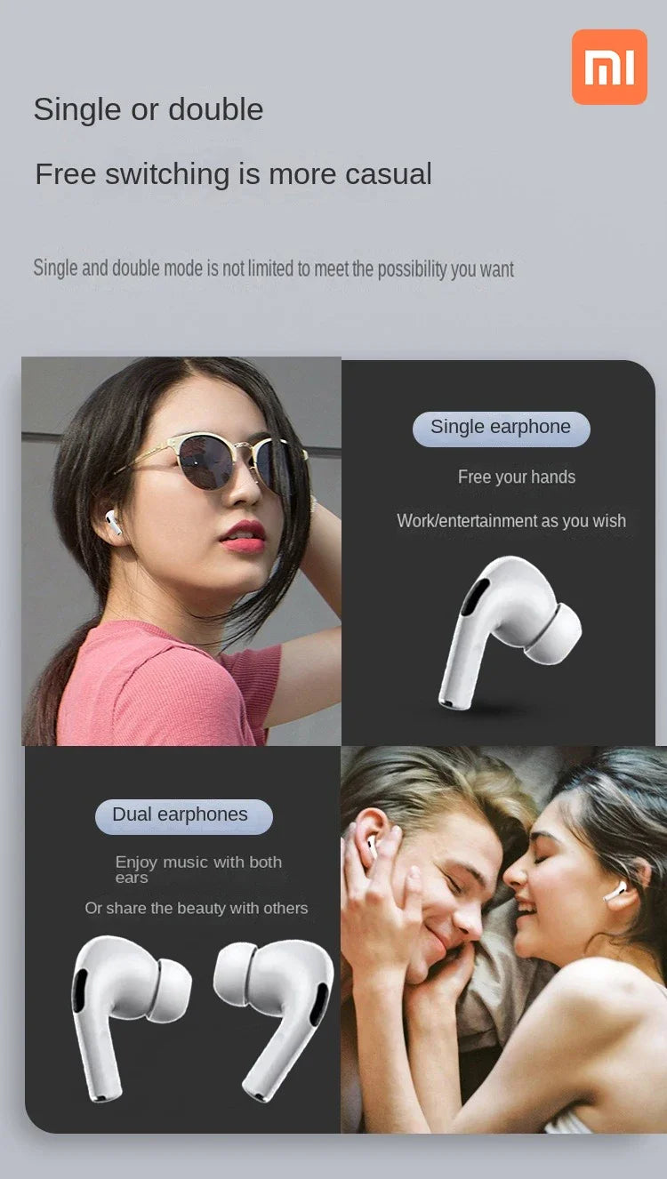 PCXiaomi Wireless Earphones Bluetooth Headphones TWS Headsets Stereo HiFi S