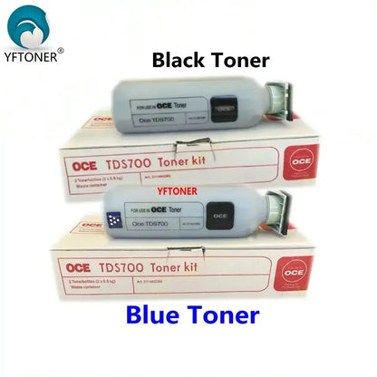 New YFTONER Blue Black Copier Toner Cartridge for OCE FW700 TDS700 TDS750 P