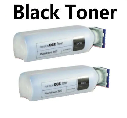 New YFTONER Blue / Black toner for OCE PlotWave 340 360 300 350 2 Bottles