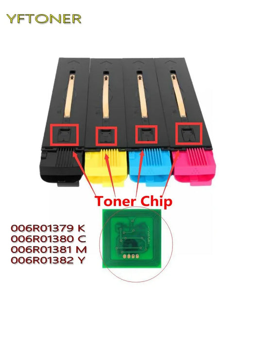 New YFTONER Colour Toner Chip for Xerox 700 700i J75 C75 006R01379 K 006R01