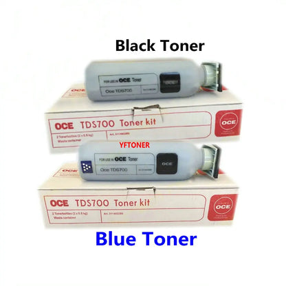 Nouveau toner YFTONER TDS700 bleu / noir pour toner Oce TDS-700 1060047449