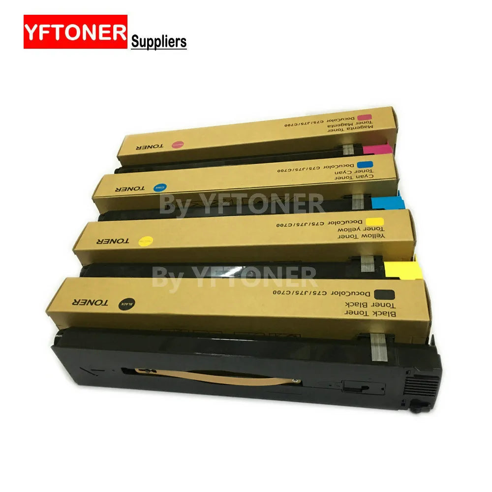 New YFTONER Toner Cartridge for Xerox 700 700i J75 C75 006R01375 006R01376