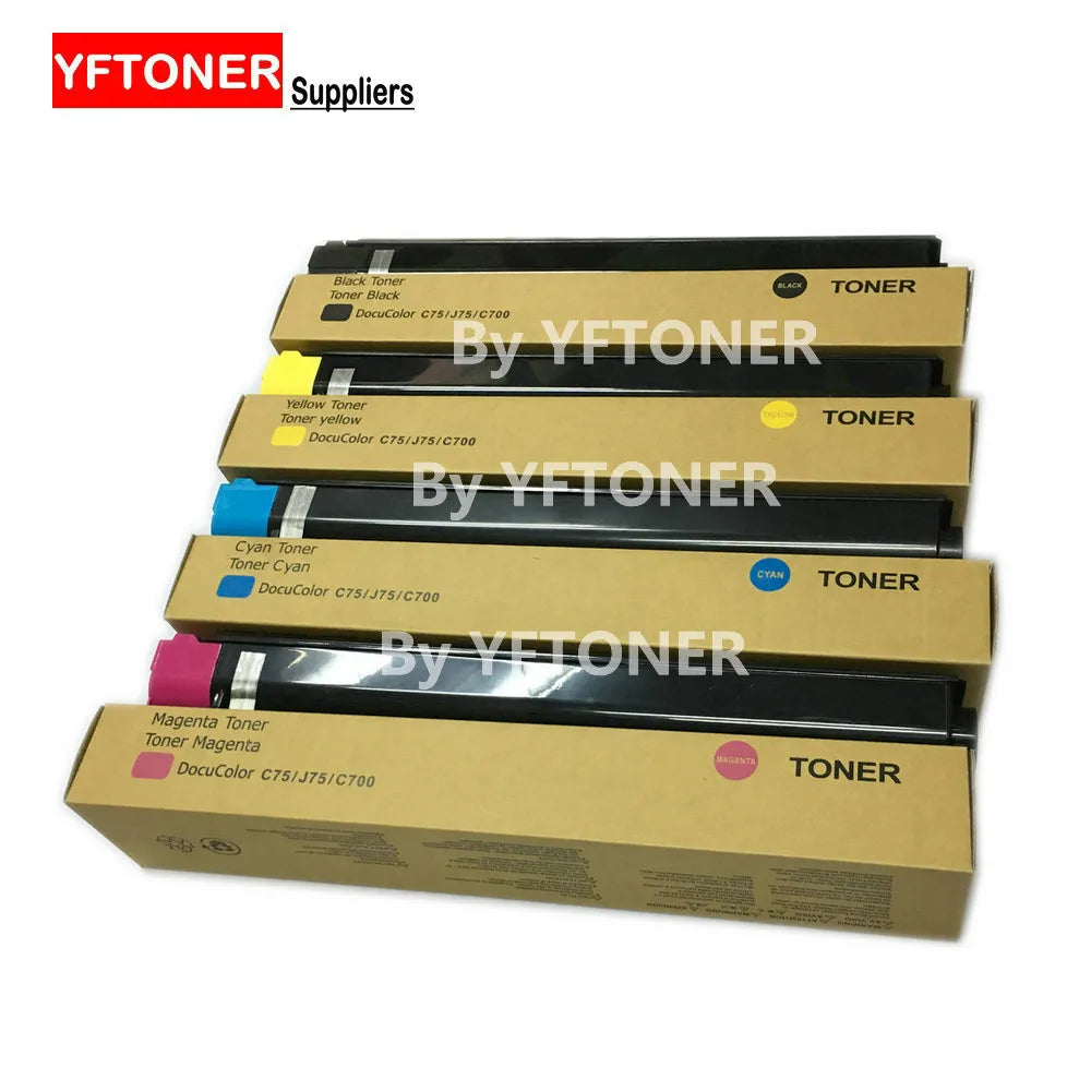 New YFTONER Toner Cartridge for Xerox 700 700i J75 C75 006R01375 006R01376