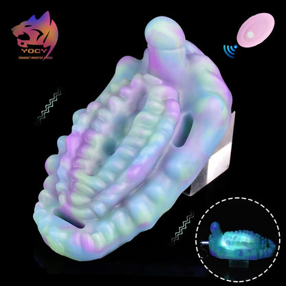 YOCY Silicone Wearable Sex Grinder Fantasy Vibrating Masturbator Grinding & Humping Sex Toys  Women Clitoris Stimulation