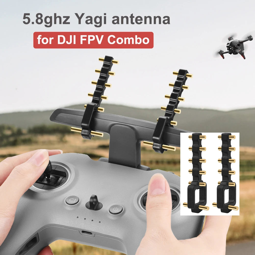 Yagi Antenna  DJI Avada/FPV /Mini 4K Combo Remote Controller2 Signal Booster Antenna Range 5.8GHZ Transmitter Drone Accessory