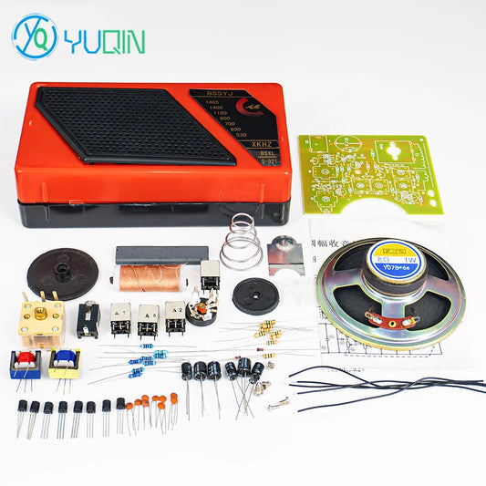 ZX921 Eight Tube Radio Assembly Kit Electronic Production Teaching Training DIY Welding Parts