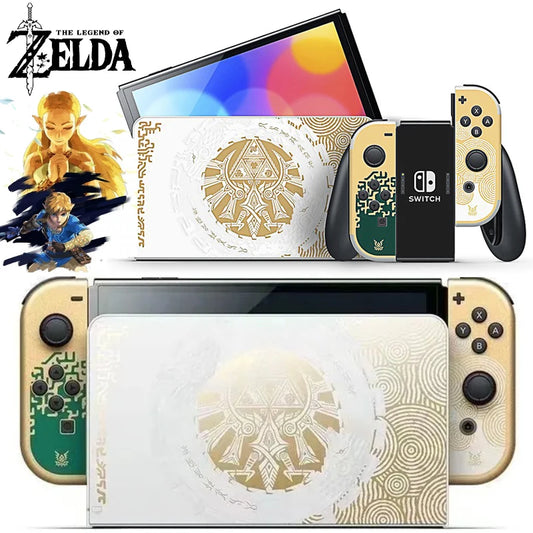 Zelda Tears of The Kingdom Limited Console Skin Sticker  Nintendo Switch OLED NS Joy-con Controller Dock Switch Accessories