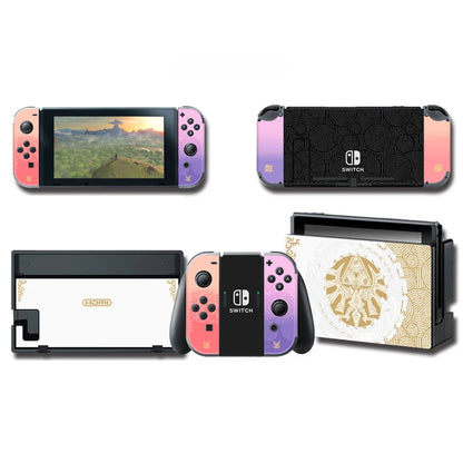 Zelda Tears of The Kingdom Limited Console Skin Sticker  Nintendo Switch OLED NS Joy-con Controller Dock Switch Accessories