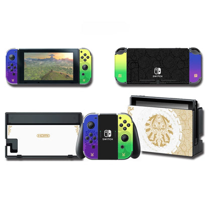 Zelda Tears of The Kingdom Limited Console Skin Sticker  Nintendo Switch OLED NS Joy-con Controller Dock Switch Accessories