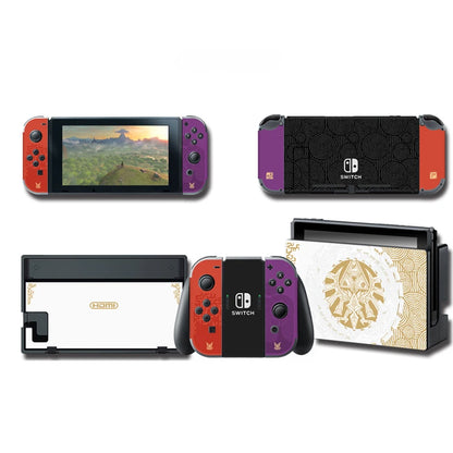 Zelda Tears of The Kingdom Limited Console Skin Sticker  Nintendo Switch OLED NS Joy-con Controller Dock Switch Accessories