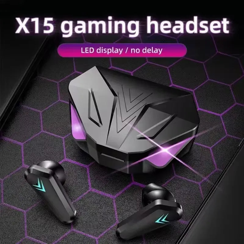 NewTWS Wireless Bluetooth Headset LED Display Gamer Earbuds with Mic Wirele