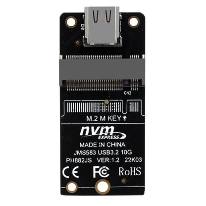 NewM.2 To Type-C SSD Enclosure Adapter NVME HDD Enclosure Interposer Board