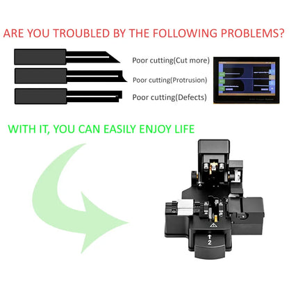 NewFC-600 Single Step Fiber Optic Cleaver with Auto Rotating Blade Fiber Cl