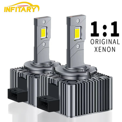 Infitary LED D1S D2S D3S D4S D5S D8S Headlight 6000K 40000LM Auto Light CSP