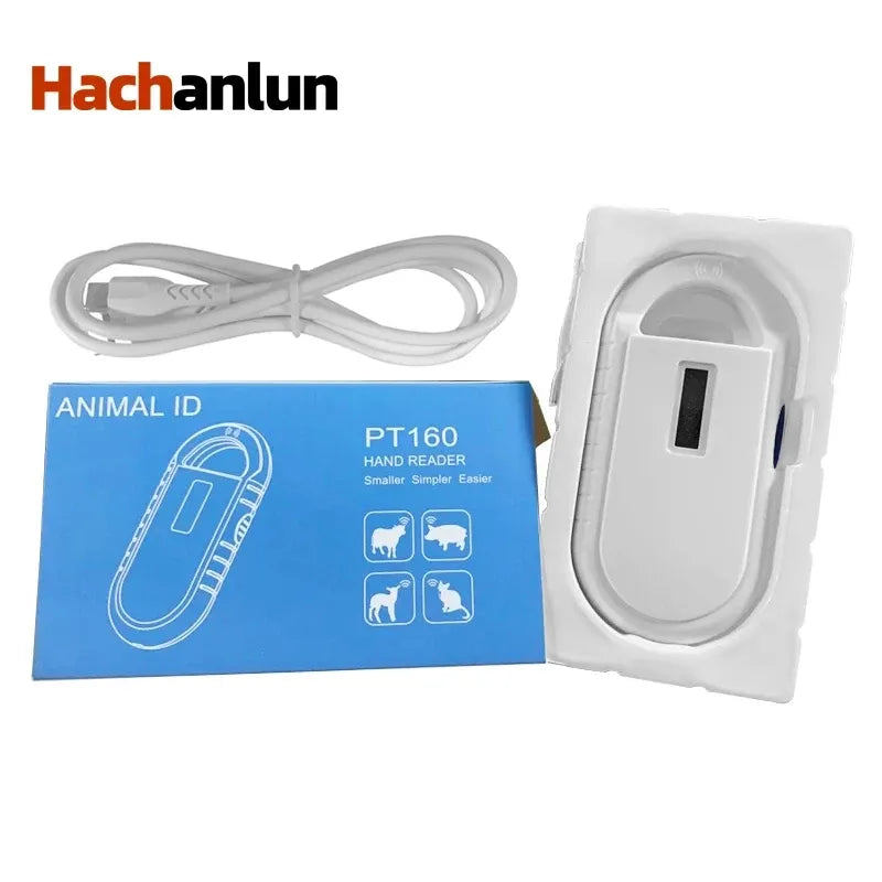 NewHandheld 134.2KHz 125kHz Animal RFID Reader Pet Cat Dog Microchip Scanne