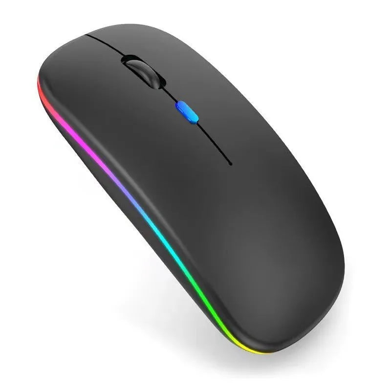 PCWireless Mouse RGB Rechargeable Bluetooth Mice Wireless Computer Mause LE