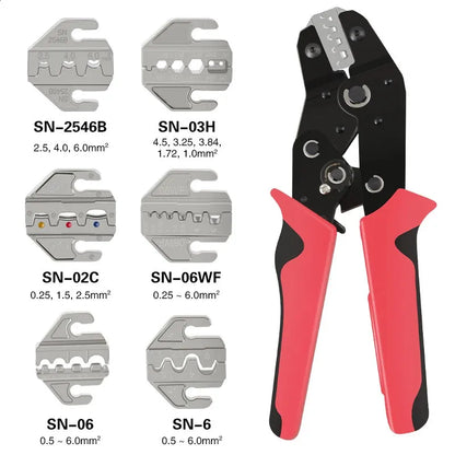 New Crimping tool crimping electrical terminal clamp connector manual box 2