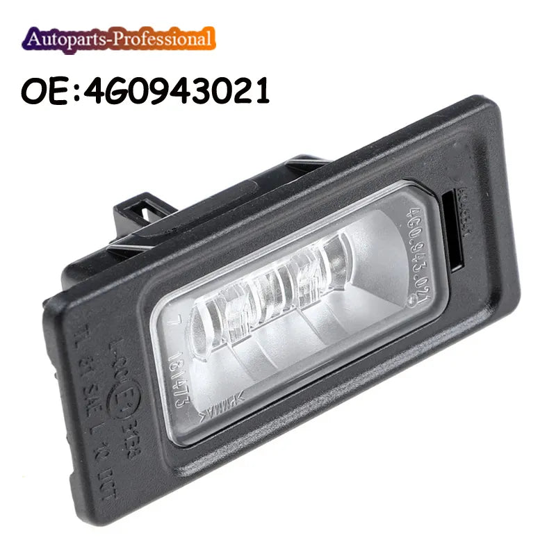 Accessoires de voiture neufs Lampe de plaque d'immatriculation à LED 4G0943021 4G0 943 021 5N0943021