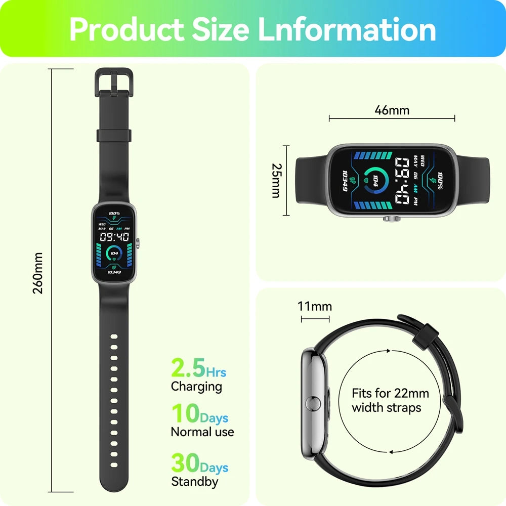 Gtoozaanyloop ALB1 Smart Watch Sports Fitness Tracker Adult Heart Rate Monitor Kids Children Smartwatch Smart Bracelet Call Reminder M gtooza.com