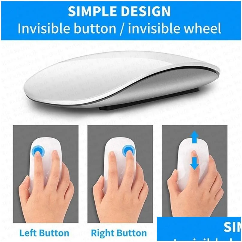 PCMice For Apple Original Wireless Bluetooth Touch Magic Mouse Pro Laptop T