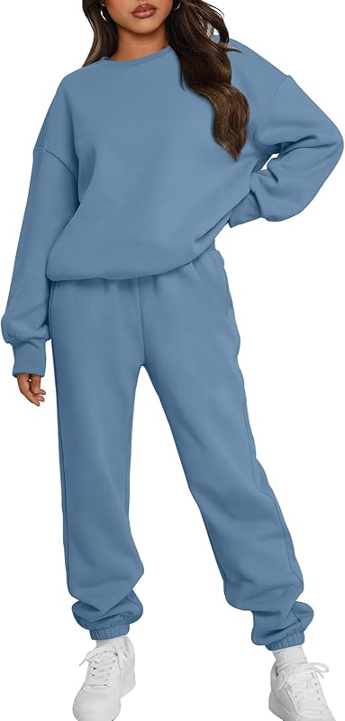 Sweatsuits Women 2 Piece Outfits Two Piece Crewneck Sweatshirts Sets Lounge Fall Sweatpants 2025 Tracksuits