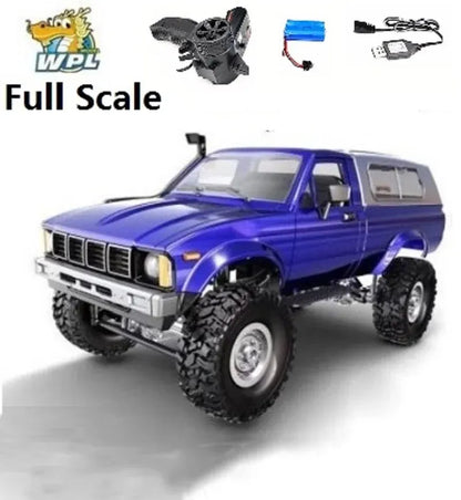 NewFull Scale WPL C24 Upgrade C24-1 1:16 RC CAR 4WD Radio Control Off-Road