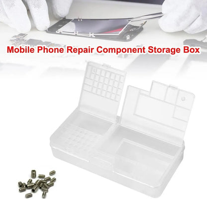 Newwholesale Double-Layer Cell Phone Component Storage Box Portable IC Chip