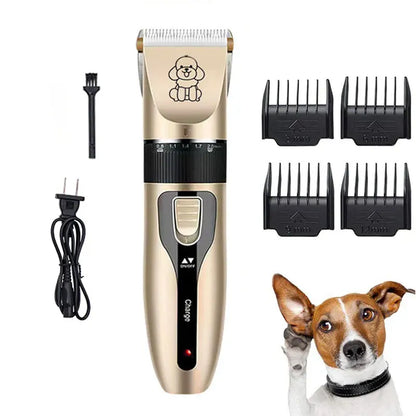 Portable Pet Hair Remover Chipper Grooming Electric Waterproof Shaver Multi