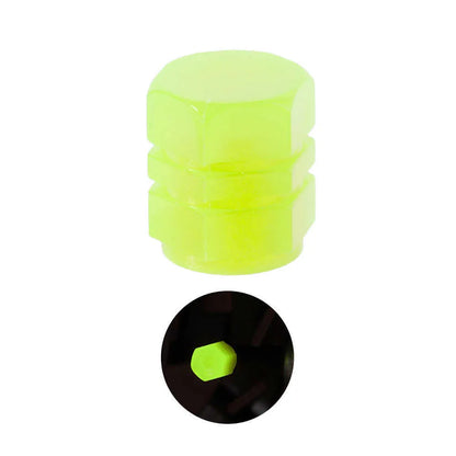 New New Luminous Tire Valve Cap Car Motorcycle Bike Wheel Hub Glowing Valve