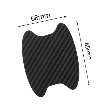 New 1Set 3D Car Doors Sticker Carbon Fiber Scratches Resistant Cover Auto H